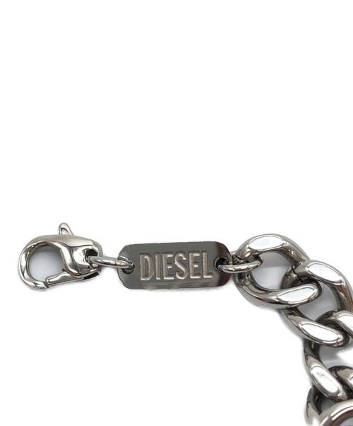 DIESEL（ディーゼル）DIESEL (ディーゼル) ステンレススティール製チェーンネックレス シルバー サイズ:下記参照の古着・服飾アイテム