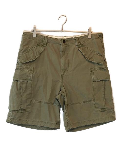 POLO RALPH LAUREN（ポロ・ラルフローレン）POLO RALPH LAUREN (ポロ・ラルフローレン) ハーフカーゴパンツ オリーブ サイズ:34の古着・服飾アイテム