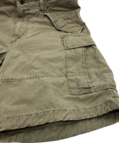 POLO RALPH LAUREN（ポロ・ラルフローレン）POLO RALPH LAUREN (ポロ・ラルフローレン) ハーフカーゴパンツ オリーブ サイズ:34の古着・服飾アイテム