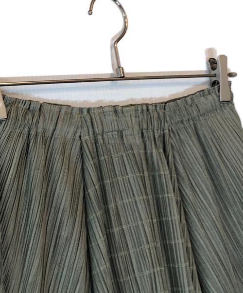 PLEATS PLEASE（プリーツプリーズ）PLEATS PLEASE (プリーツプリーズ) プリーツスカート オリーブ サイズ:2の古着・服飾アイテム