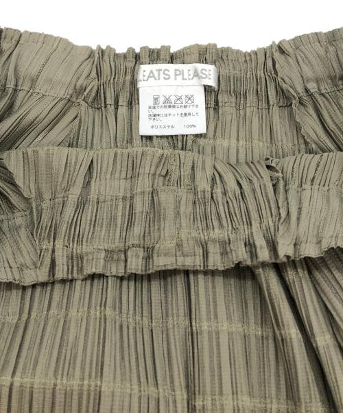PLEATS PLEASE（プリーツプリーズ）PLEATS PLEASE (プリーツプリーズ) プリーツスカート オリーブ サイズ:2の古着・服飾アイテム