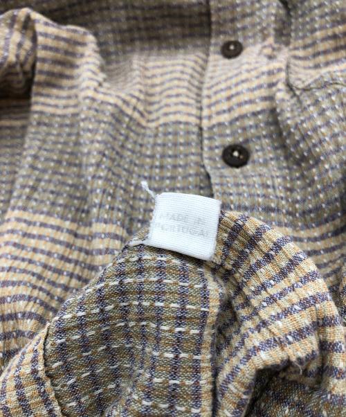Patagonia（パタゴニア）Patagonia (パタゴニア) シアサッカーチェックシャツ ベージュ サイズ:Mの古着・服飾アイテム