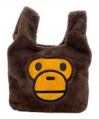 BAPE MILOベイビーマイロ）の古着「FUR TOTE BAG」｜ブラウン
