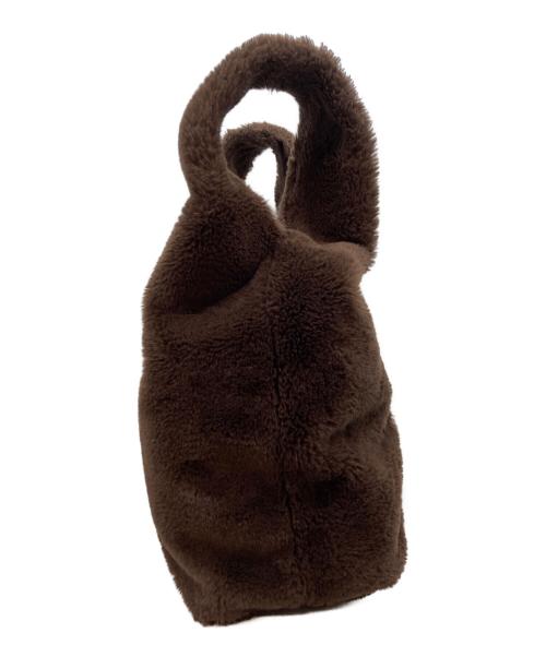 BAPE MILO（ベイビーマイロ）BAPE MILO (ベイビーマイロ) FUR TOTE BAG ブラウンの古着・服飾アイテム