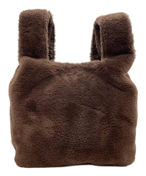 BAPE MILO（ベイビーマイロ）BAPE MILO (ベイビーマイロ) FUR TOTE BAG ブラウンの古着・服飾アイテム