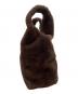 BAPE MILO (ベイビーマイロ) FUR TOTE BAG ブラウン：8000円
