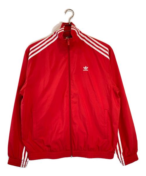 adidas（アディダス）adidas (アディダス) ADILENIUM OVERSIZED TRACK TOP レッド サイズ:Lの古着・服飾アイテム