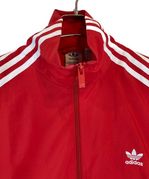 adidas（アディダス）adidas (アディダス) ADILENIUM OVERSIZED TRACK TOP レッド サイズ:Lの古着・服飾アイテム