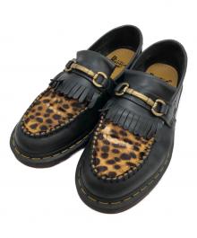 Dr.Martens（ドクターマーチン）の古着「ADRIAN SNAFFLE レオパードローファー」｜ブラック
