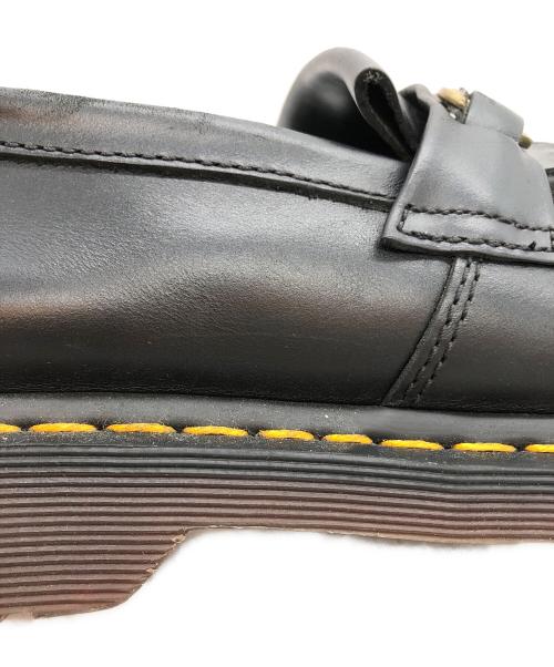 Dr.Martens（ドクターマーチン）Dr.Martens (ドクターマーチン) ADRIAN SNAFFLE レオパードローファー ブラック サイズ:UK8の古着・服飾アイテム