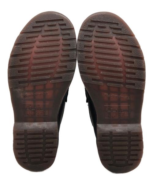 Dr.Martens（ドクターマーチン）Dr.Martens (ドクターマーチン) ADRIAN SNAFFLE レオパードローファー ブラック サイズ:UK8の古着・服飾アイテム