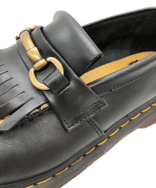 Dr.Martens（ドクターマーチン）Dr.Martens (ドクターマーチン) ADRIAN SNAFFLE レオパードローファー ブラック サイズ:UK8の古着・服飾アイテム