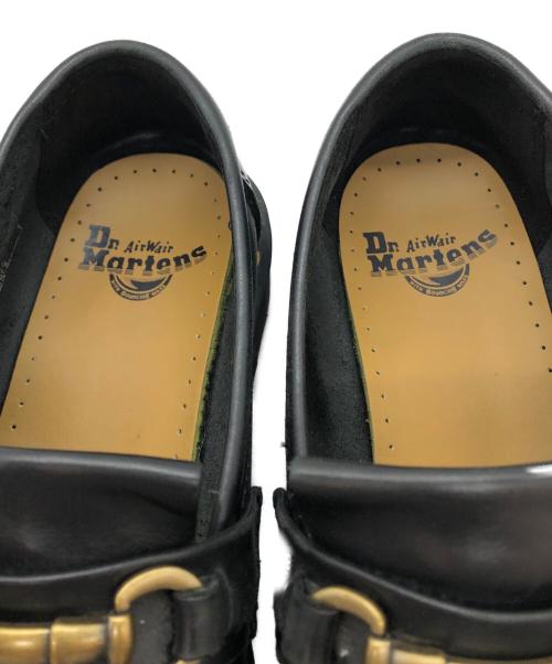 Dr.Martens（ドクターマーチン）Dr.Martens (ドクターマーチン) ADRIAN SNAFFLE レオパードローファー ブラック サイズ:UK8の古着・服飾アイテム