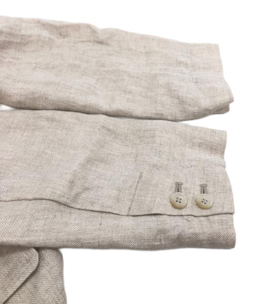 Spick and Span（スピック＆スパン）Spick and Span (スピック＆スパン) リネンエアリージャケット ベージュ サイズ:34の古着・服飾アイテム