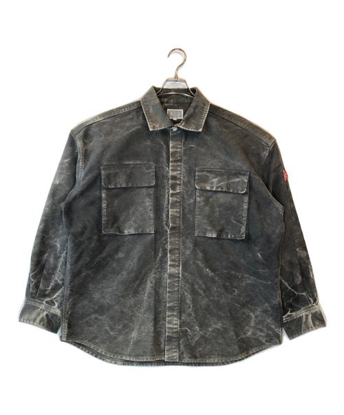 C.E cavempt（シーイー キャベンプト）C.E cavempt (シーイー キャベンプト) ULT BLEACHED DENIM BIG SHIRT グレー サイズ:Lの古着・服飾アイテム