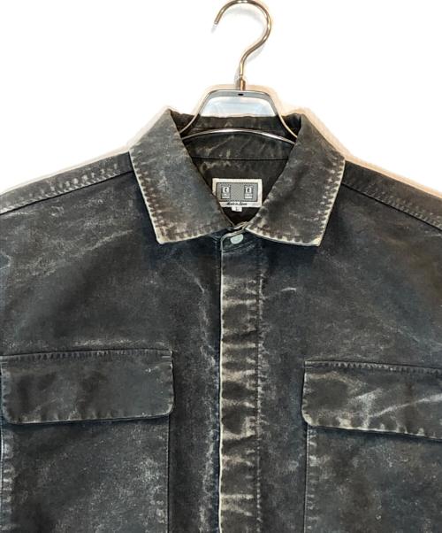 C.E cavempt（シーイー キャベンプト）C.E cavempt (シーイー キャベンプト) ULT BLEACHED DENIM BIG SHIRT グレー サイズ:Lの古着・服飾アイテム