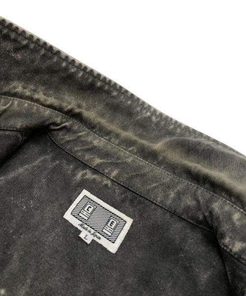 C.E cavempt（シーイー キャベンプト）C.E cavempt (シーイー キャベンプト) ULT BLEACHED DENIM BIG SHIRT グレー サイズ:Lの古着・服飾アイテム