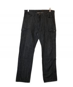 中古・古着通販】MB (エムビー) サルエルデニムパンツ インディゴ
