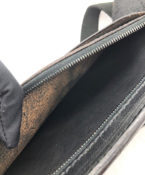 Y's for men（ワイズフォーメン）Y's for men (ワイズフォーメン) ショルダーレザーウォレット ブラック サイズ:下記参照の古着・服飾アイテム