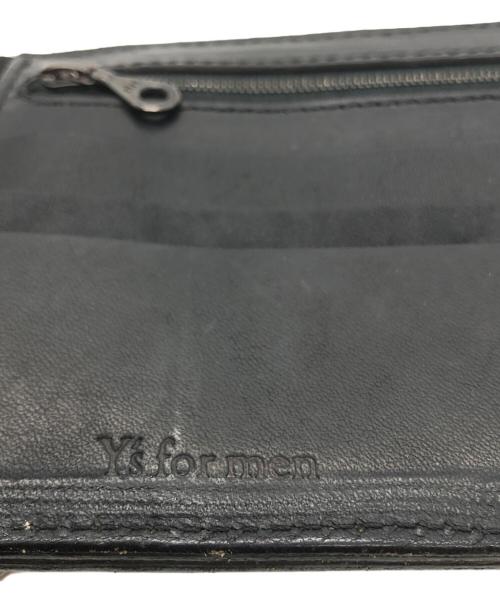 Y's for men（ワイズフォーメン）Y's for men (ワイズフォーメン) ショルダーレザーウォレット ブラック サイズ:下記参照の古着・服飾アイテム