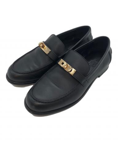 中古・古着通販】HERMES (エルメス) ケリーローファー ブラック サイズ