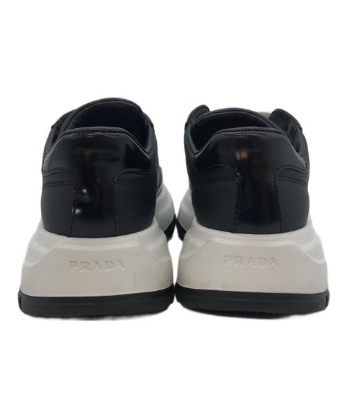 PRADA（プラダ）PRADA (プラダ) Prax 01 レザー スニーカー ブラック サイズ:36の古着・服飾アイテム