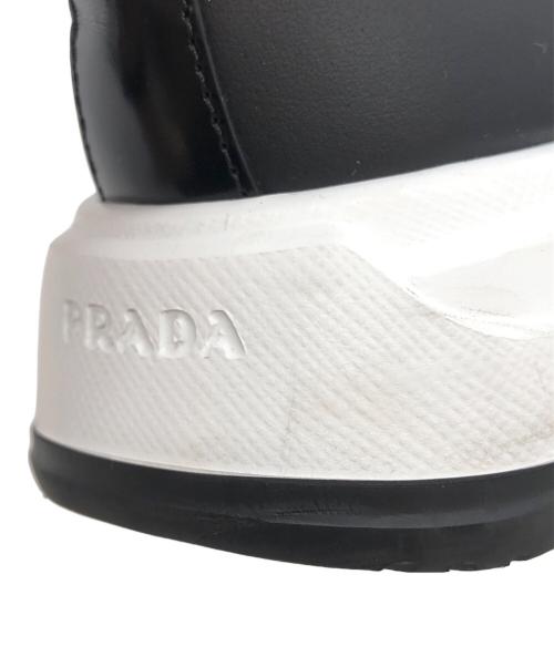 PRADA（プラダ）PRADA (プラダ) Prax 01 レザー スニーカー ブラック サイズ:36の古着・服飾アイテム