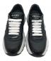中古・古着 PRADA (プラダ) Prax 01 レザー スニーカー ブラック サイズ:36：50000円