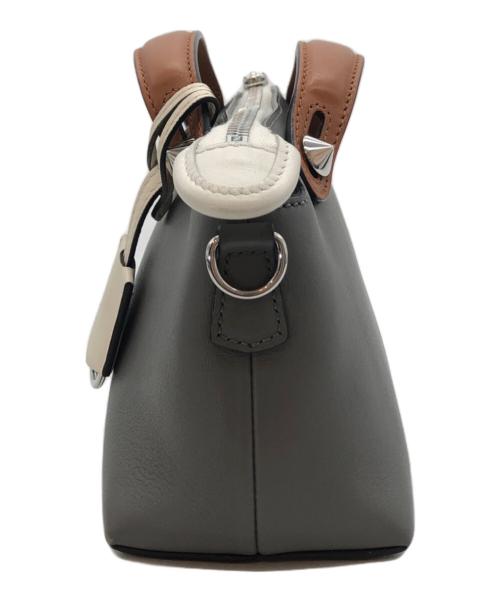 FENDI（フェンディ）FENDI (フェンディ) ミニ バイザウェイショルダーバッグ グレーの古着・服飾アイテム