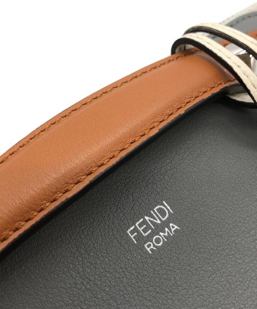 FENDI（フェンディ）FENDI (フェンディ) ミニ バイザウェイショルダーバッグ グレーの古着・服飾アイテム