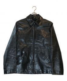A.P.C.（アーペーセー）の古着「レザージャケット」｜ブラック