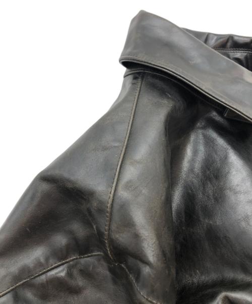 A.P.C.（アーペーセー）A.P.C. (アーペーセー) レザージャケット ブラック サイズ:Sの古着・服飾アイテム