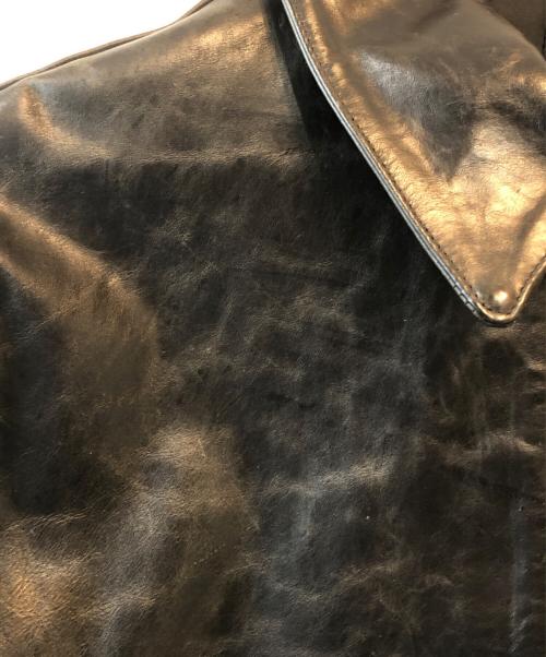 A.P.C.（アーペーセー）A.P.C. (アーペーセー) レザージャケット ブラック サイズ:Sの古着・服飾アイテム