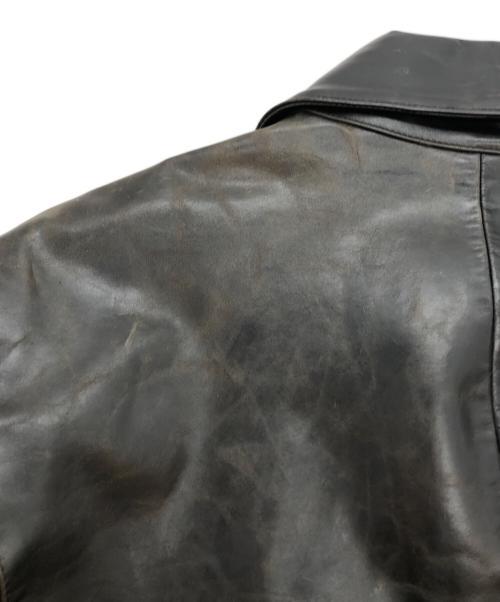 A.P.C.（アーペーセー）A.P.C. (アーペーセー) レザージャケット ブラック サイズ:Sの古着・服飾アイテム