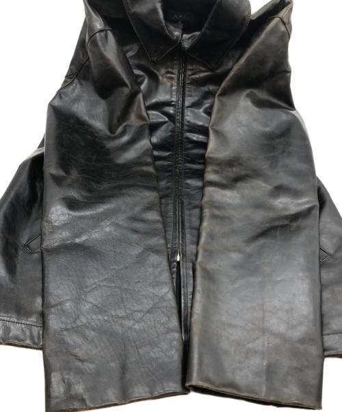 A.P.C.（アーペーセー）A.P.C. (アーペーセー) レザージャケット ブラック サイズ:Sの古着・服飾アイテム