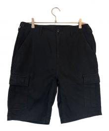 stussy（ステューシー）の古着「カーゴハーフパンツ」｜ブラック