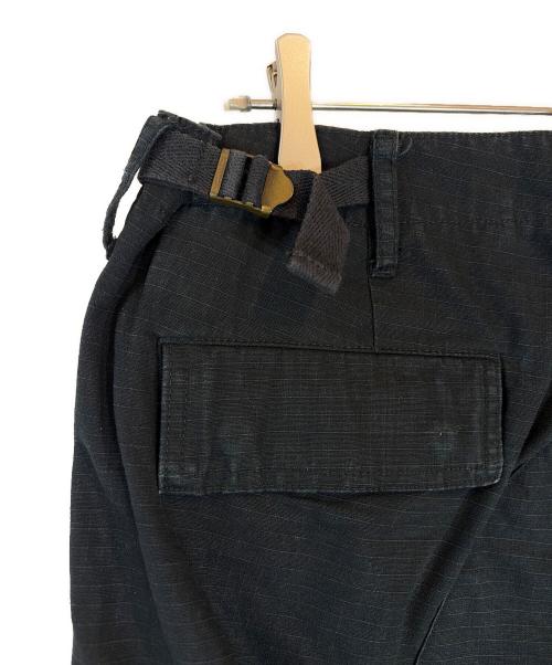 stussy（ステューシー）stussy (ステューシー) カーゴハーフパンツ ブラック サイズ:32の古着・服飾アイテム
