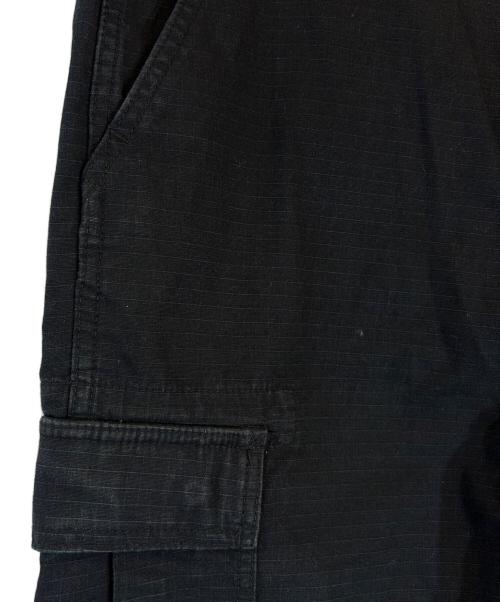 stussy（ステューシー）stussy (ステューシー) カーゴハーフパンツ ブラック サイズ:32の古着・服飾アイテム
