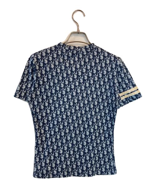 Christian Dior（クリスチャン ディオール）Christian Dior (クリスチャン ディオール) トロッター柄半袖Tシャツ ネイビー サイズ:38の古着・服飾アイテム