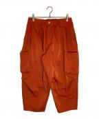 TIGHTBOOTH PRODUCTIONタイトブースプロダクション）の古着「GEOMETRIC CORD SNOW PANTS」｜オレンジ
