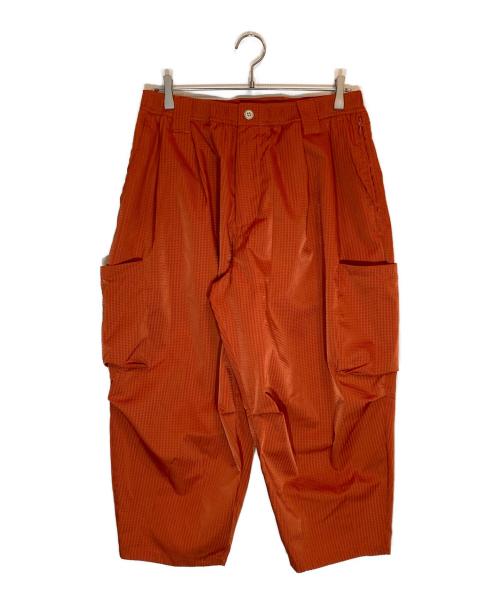 TIGHTBOOTH PRODUCTION（タイトブースプロダクション）TIGHTBOOTH PRODUCTION (タイトブースプロダクション) GEOMETRIC CORD SNOW PANTS オレンジ サイズ:Lの古着・服飾アイテム