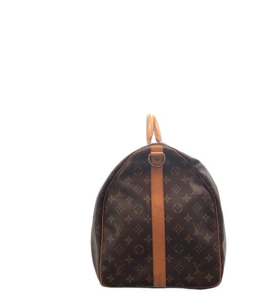 LOUIS VUITTON（ルイ ヴィトン）LOUIS VUITTON (ルイ ヴィトン) キーポル・バンドリエール55 / ボストンバッグ ブラウンの古着・服飾アイテム