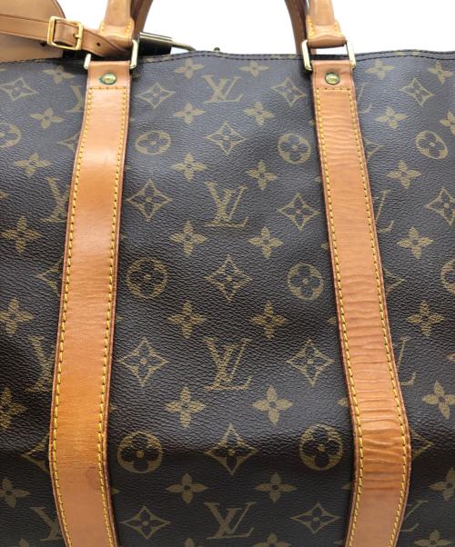 LOUIS VUITTON（ルイ ヴィトン）LOUIS VUITTON (ルイ ヴィトン) キーポル・バンドリエール55 / ボストンバッグ ブラウンの古着・服飾アイテム