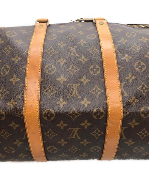 LOUIS VUITTON（ルイ ヴィトン）LOUIS VUITTON (ルイ ヴィトン) キーポル・バンドリエール55 / ボストンバッグ ブラウンの古着・服飾アイテム