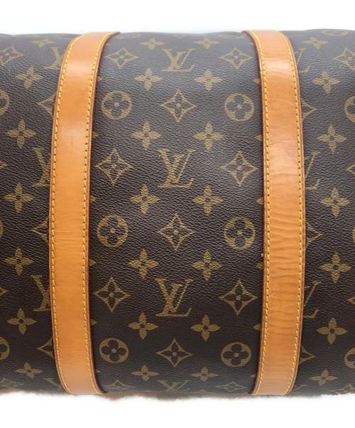 LOUIS VUITTON（ルイ ヴィトン）LOUIS VUITTON (ルイ ヴィトン) キーポル・バンドリエール55 / ボストンバッグ ブラウンの古着・服飾アイテム