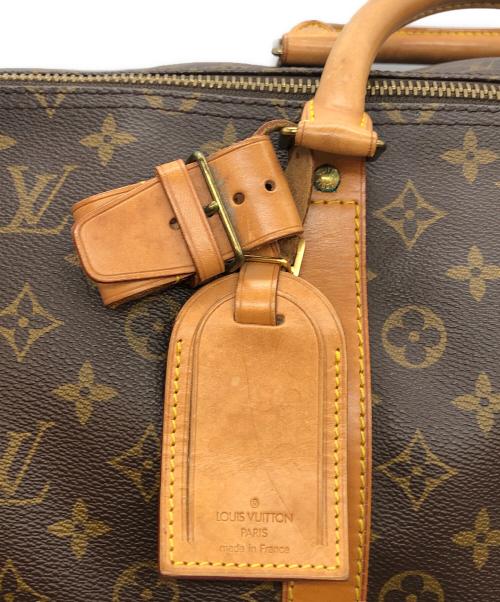 LOUIS VUITTON（ルイ ヴィトン）LOUIS VUITTON (ルイ ヴィトン) キーポル・バンドリエール55 / ボストンバッグ ブラウンの古着・服飾アイテム