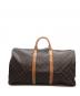 LOUIS VUITTON (ルイ ヴィトン) キーポル・バンドリエール55 / ボストンバッグ ブラウン：100000円