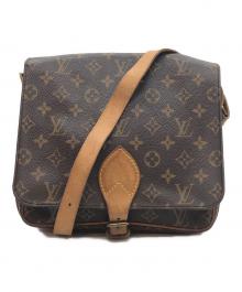LOUIS VUITTON（ルイ ヴィトン）の古着「カルトシエールMM ショルダーバッグ」｜ブラウン