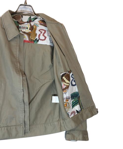 WACKO MARIA（ワコマリア）WACKO MARIA (ワコマリア) 裏地ハワイアン柄スイングトップ ベージュ サイズ:Sの古着・服飾アイテム