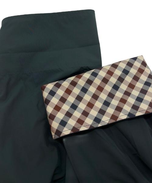 Aquascutum（アクアスキュータム）Aquascutum (アクアスキュータム) トレンチコート グリーン サイズ:Lの古着・服飾アイテム